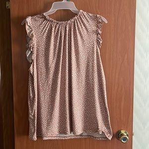 🌸Sleeveless blouse mauve 2x🌺